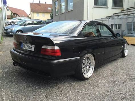 Black E36 Coupé On Bbs Lm Wheels Bmw E36 Bmw Wheels Bmw M3