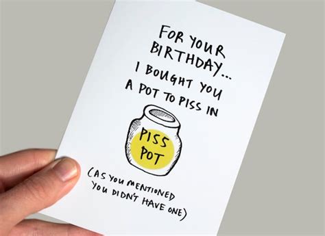 Funny Birthday Card Funny Greeting Card Sarcastic Birthday