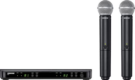 Buy Shure BLX288 SM58 Dual Channel Wireless Microphone System With 2