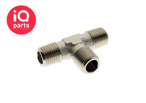 Nickel Plated Brass Equal Tee Bspt Male Bsp Female Iq Parts Shop