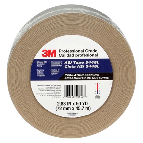 3m Professional Grade Asj Insulation Seaming Hvac Tape 283 In X 150 Ft