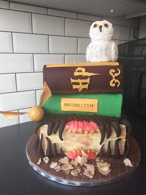 Pin By Carol Wilson On Harry Potter Cakes Harry Potter Cake Birthday