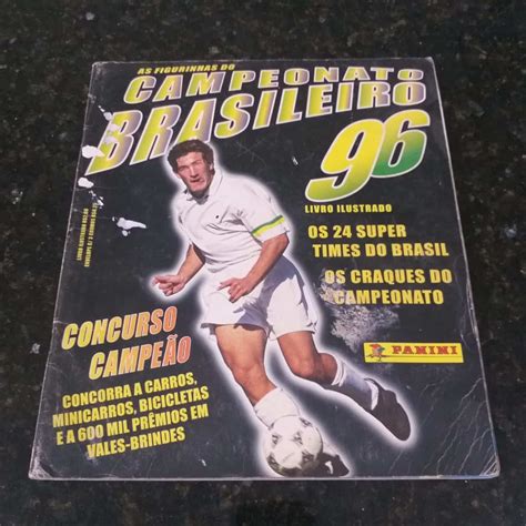 Álbum de Figurinhas Campeonato Brasileiro 96 Incompleto 294 fig