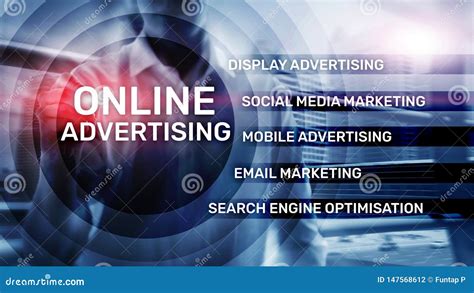 Publicidad Online M Rketing De Digitaces Concepto Del Negocio Y De Las