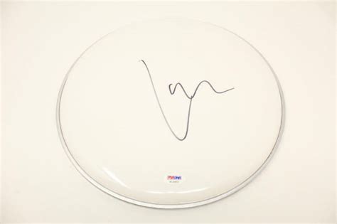 LARS ULRICH SIGNED AUTOGRAPH DRUMHEAD - METALLICA, MASTER OF PUPPETS, RARE PSA Collectible ...