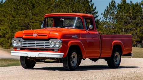 1960 Ford F250 Pickup Vin F25c0k12443 Classiccom