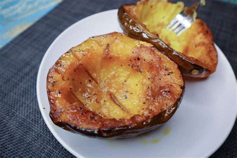 Roasted Brown Sugar Acorn Squash The Recipe Bandit