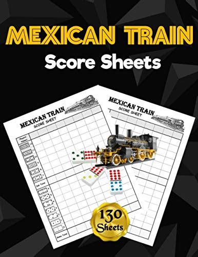 Mexican Train Score Sheets Large Score Pads For Scorekeeping