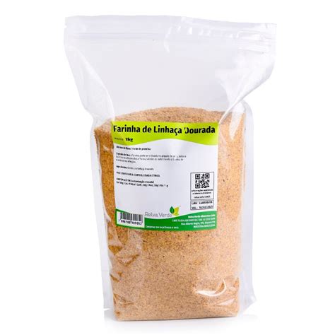 A Farinha De Linhaça Dourada É Um Produto Natural - Farinha de Linhaça Dourada 1kg - Atacado de Produtos Naturais