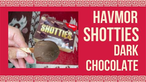 Havmor DARK CHOCOLATE SHOTTIES/Ice Cream/Dark Chocolate/Chocolate Ice ...