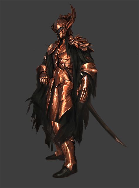 Artstation Armored Dark Elf Hugo Lam Dark Elf Elf Armor Alien