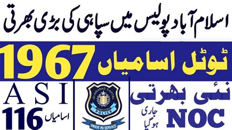 Islamabad Police Jobs Nts Online Apply Ict Youtube