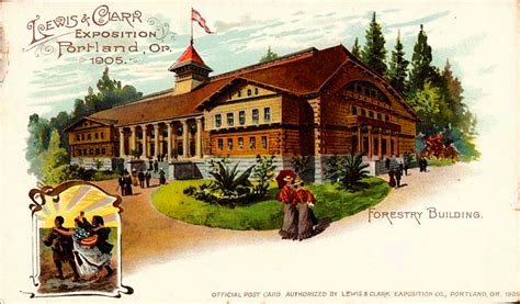 Fileforestry Building Portland Oregon — 1905 Postcard — Upload By