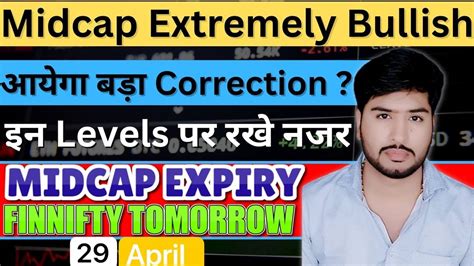 MIDCAP NIFTY EXPIRY Special FINNIFTY Analysis Tomorrow 29 April