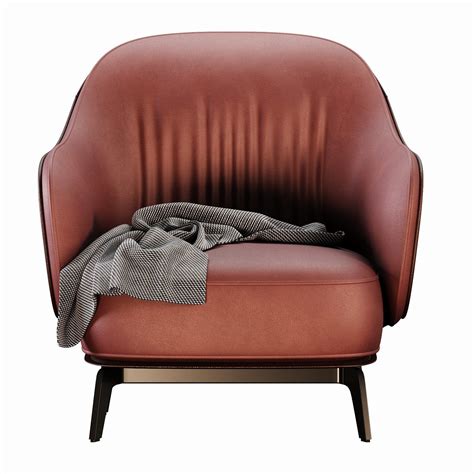 Poliform Kaori Armchair D Model Cgtrader