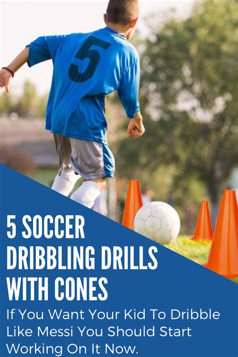 5 Soccer Dribbling Drills With Cones | Soccer dribbling drills, Soccer ...