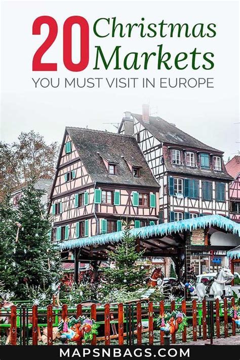 Christmas In Europe Best Christmas Markets To Visit Maps Bags