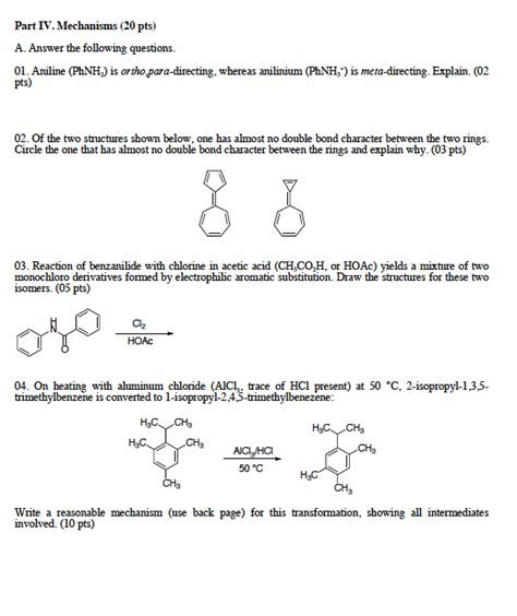 Solved Part Iv Mechanisms 20 Pts A Answer The Following