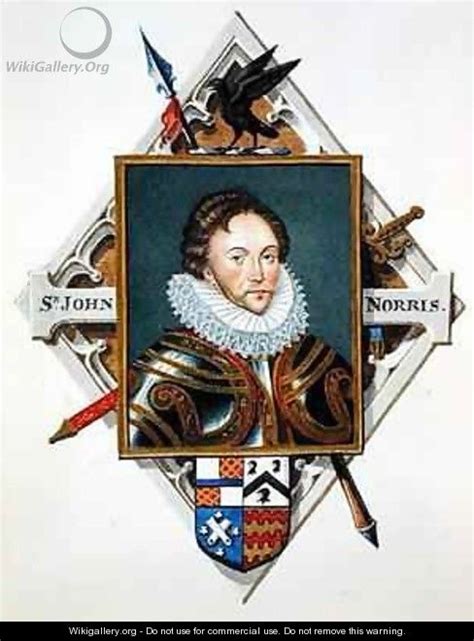 Portrait Of Captain Sir John Norris From Memoirs Of The Court Of Queen