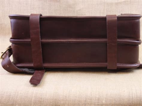 LederMann Extra Large 18" Vintage Chestnut Belting Leather Briefcase - $445 - BestLeather.org