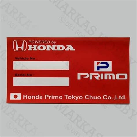 Jual Stiker Sticker Honda Primo Barcode Tempel Dalam Shopee Indonesia