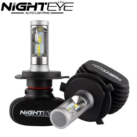 NIGHTEYE H4 9003 HB2 50W 8000LM 6500K CSP LED Car Headlight Conversion