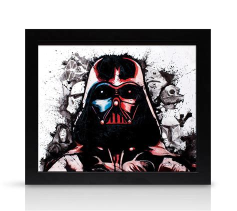 Star Wars Darth Vader Watercolor Print Etsy