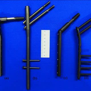 A-B (A) The Grosse & Kempf 1 interlocked nail system and (B) the Fixion ...