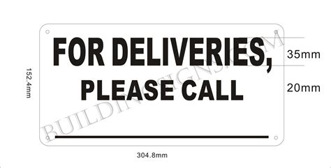 For Delivery Please Call Sign Aluminum Signs 6x12 Hpd Signs The