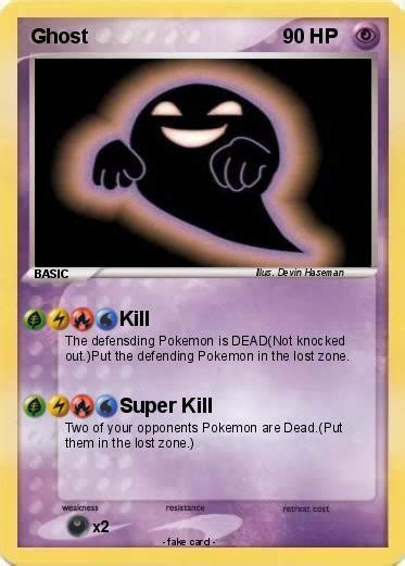 Pokémon Ghost 1084 1084 - Kill - My Pokemon Card