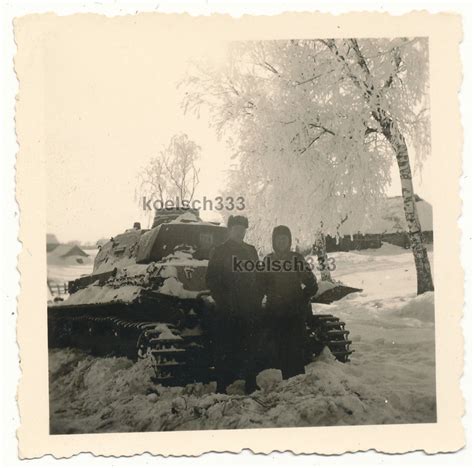 Foto Panzer Iii Nr Im Ostfront Schnee Kampf Postimages