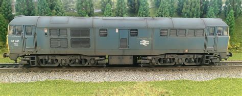 R3746 Hornby Oo Gauge Class 31 Diesel Locomotive Br Blue Livery Renumbered To 31141 Gc