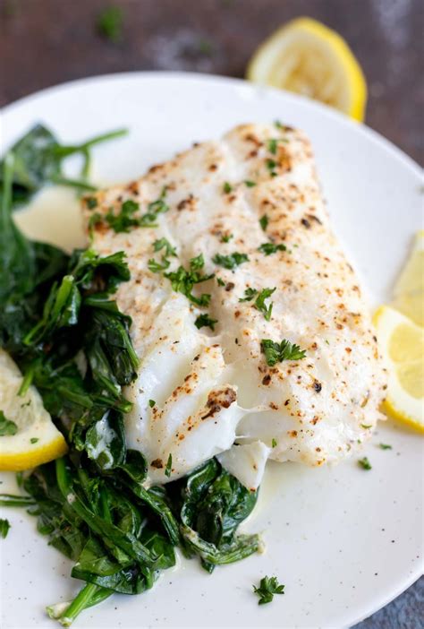 BAKED COD FISH + Cream Spinach WonkyWonderful