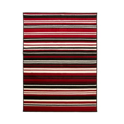 Element Canterbury Red And Black Rug | Furniture in Fashion