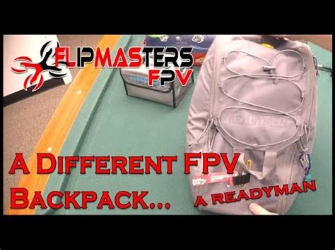 A Different Fpv Backpack A Readyman Youtube