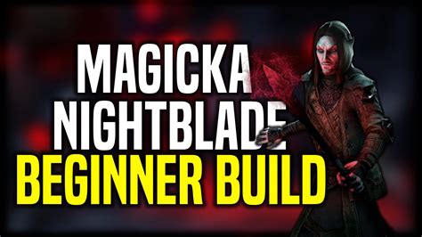 Eso Beginner Magicka Nightblade Build Deltia S Gaming