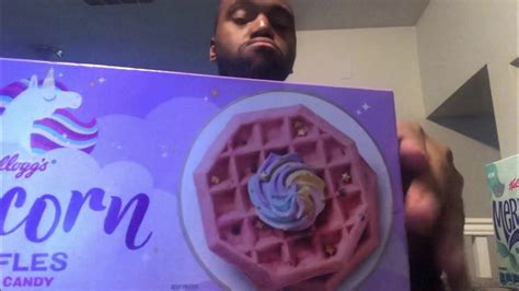 Kelloggs Mermaid Blue Raspberry Versus Unicorn Candy Candy Waffles