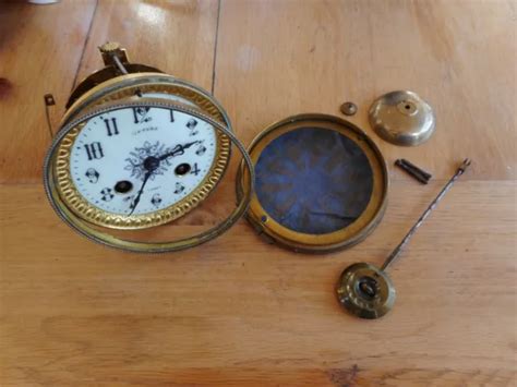 Ancien Mouvement M Canisme Pendule Horloge Eur Picclick Fr