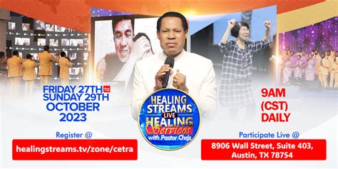 Healing Streams - CHRIST EMBASSY TRAVIS