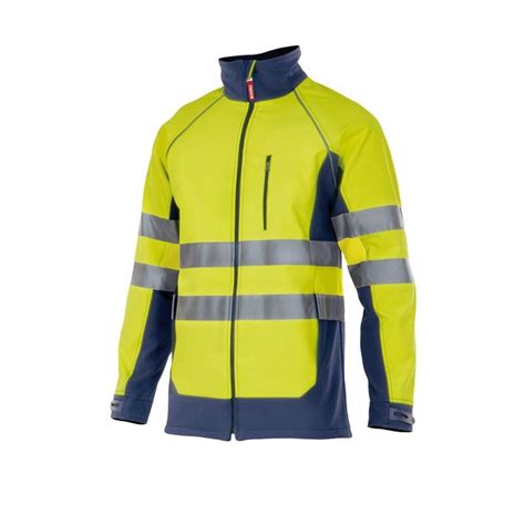 Velilla Soft Shell Bicolor Av Xl Azul Marino Amarillo Fl Or Brico Dep T