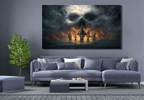 Pirate Ship Canvas Print, Pirate Ship Perfect Painting, Pirate Ship ...