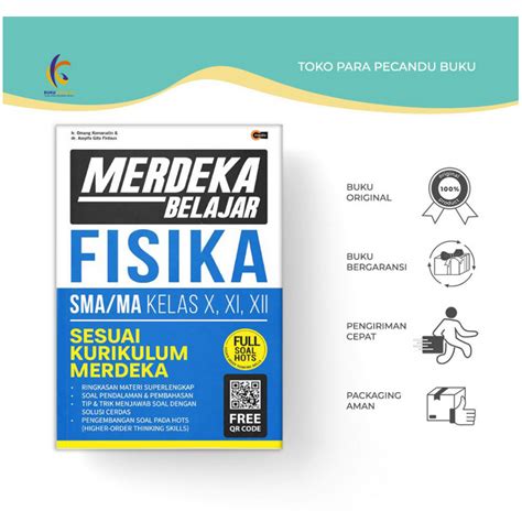 Jual Buku Pendidikan Merdeka Belajar Fisika SMA MA Kelas X XI XII