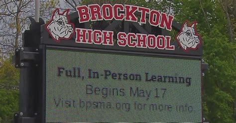 Brockton High School Students Return To In-Person Classes Full-Time On ...