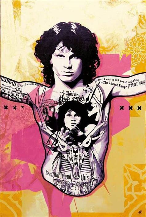 Jim Morrison By Frank Deniel Cultura Pop Jim Morrison P Steres De Rock