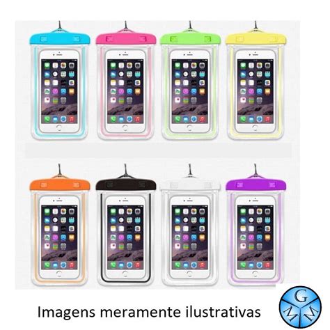 Capa Estanque Para Celular A Prova D Água Diversas Cores no Shoptime