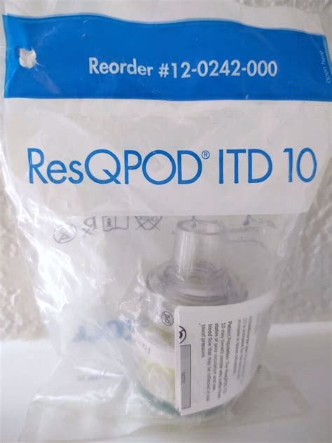 New ZOLL 12-0242-000 ResQPOD ITD 10 Impedance Threshold Device (Expired ...