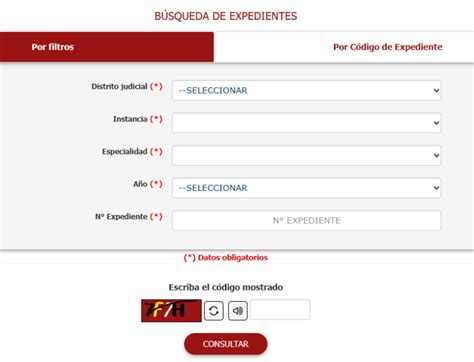 Cómo Hacer Una Consulta De Expedientes Judiciales Por Apellidos