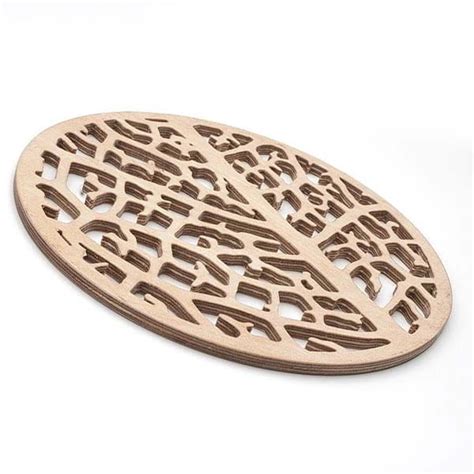 Laser Cut Wooden Pattern Cup Coaster Design Round Coaster CDR And DXF