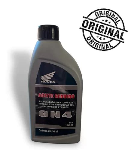 Aceite Honda Original Motocicleta W Gn P Meses Sin Intereses