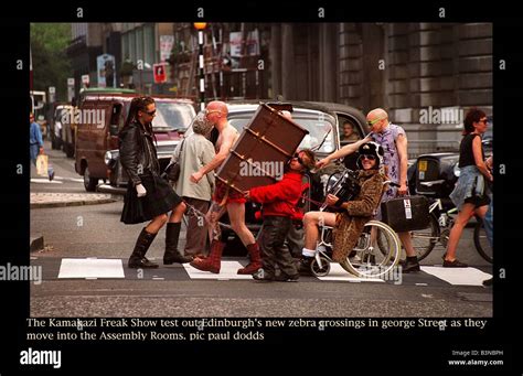 Kamakaze Theatre Of Pain August 1997 Freak Show Walk Along Streets Of